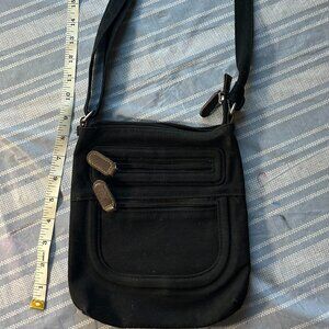 Crossbody sling purse - black